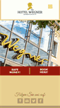 Mobile Screenshot of hotel-wegner.de
